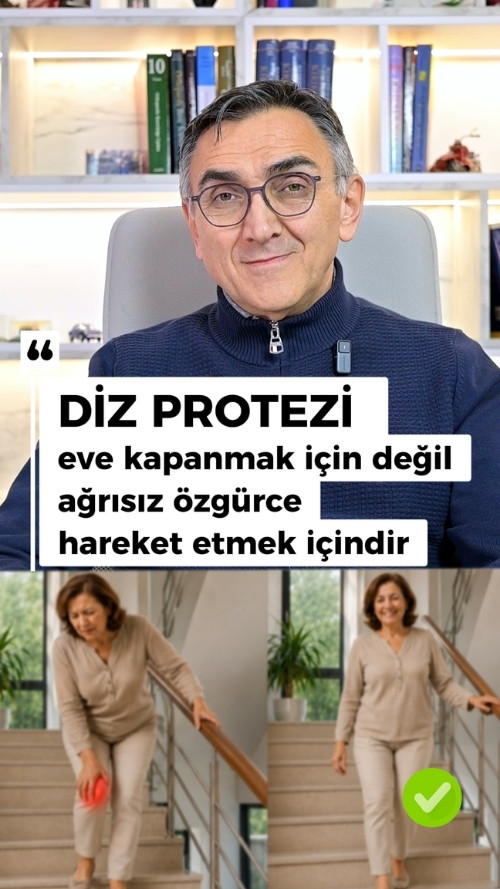 Diz protezi ameliyatı ile ağrısız, hareketli bir hayat mümkün